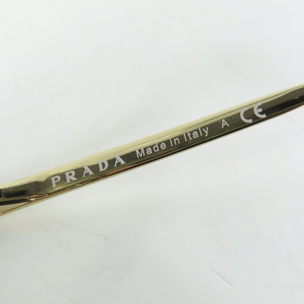 実際に弊社で買取させて頂いたPRADA/プラダ サングラス/アイウェア/SPR50T 54 23 1AB-0A7の画像 5枚目