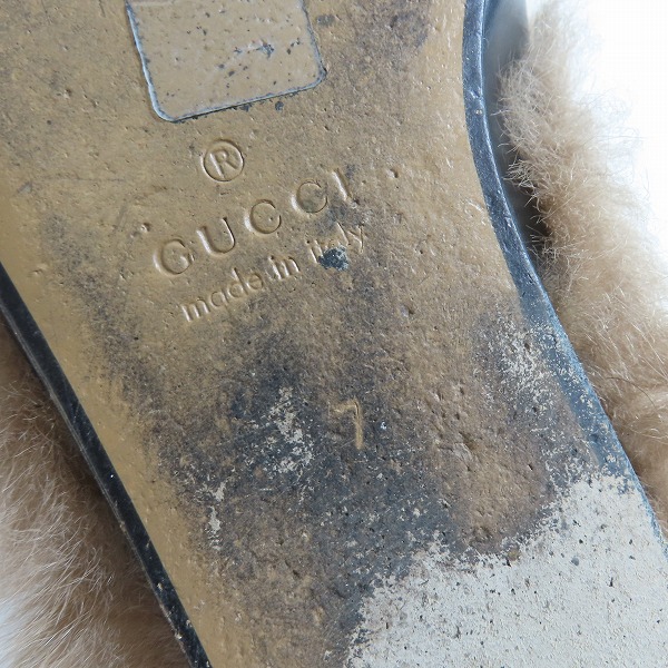 実際に弊社で買取させて頂いたGUCCI/グッチ プリンスタウンミュール/7の画像 5枚目