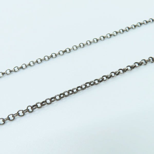 実際に弊社で買取させて頂いたCHROME HEARTS/クロムハーツ ロールチェーン 16inch の画像 2枚目