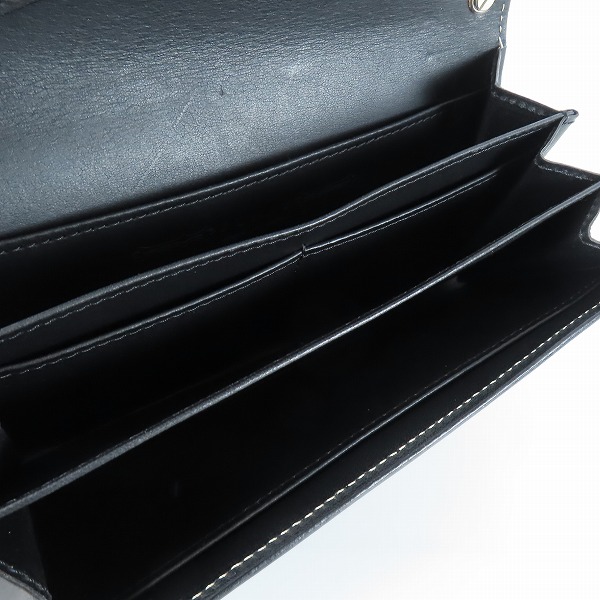 実際に弊社で買取させて頂いたFUNNY/ファニー  長財布 ブラックの画像 4枚目