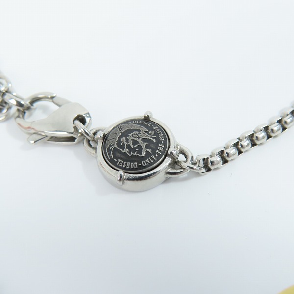 実際に弊社で買取させて頂いたDIESEL/ディーゼル ステンレス ダブルリング ネックレス の画像 4枚目