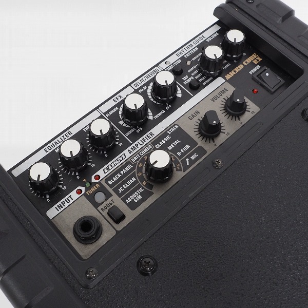 実際に弊社で買取させて頂いたRoland/ローランド MICRO CUBE RX ポータブルギターアンプ コンボアンプ【動作確認済】の画像 4枚目