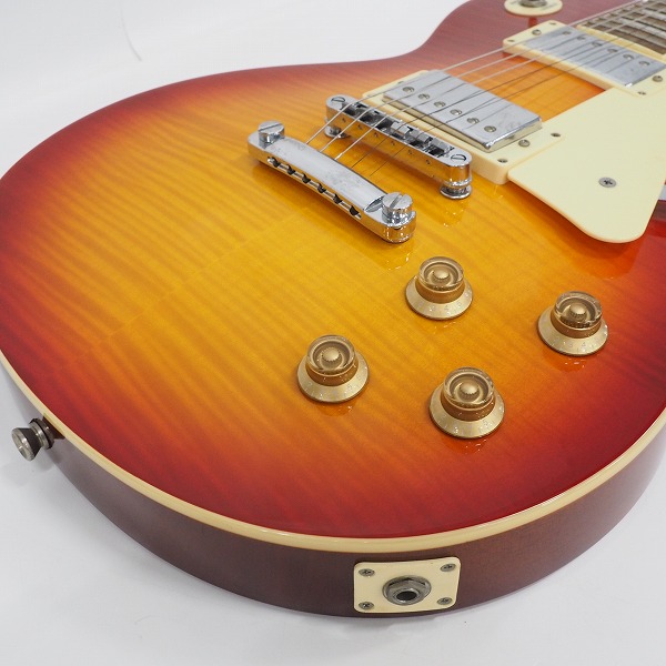 実際に弊社で買取させて頂いた★【難有り】Blitz By Aria Pro Ⅱ/ブリッツ  Leopard レスポールスタンダードType セットネック エレキギターの画像 7枚目