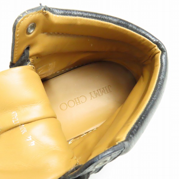 実際に弊社で買取させて頂いたJIMMY CHOO/ジミーチュウ スタースタッズ ハイカットスニーカー/44の画像 4枚目
