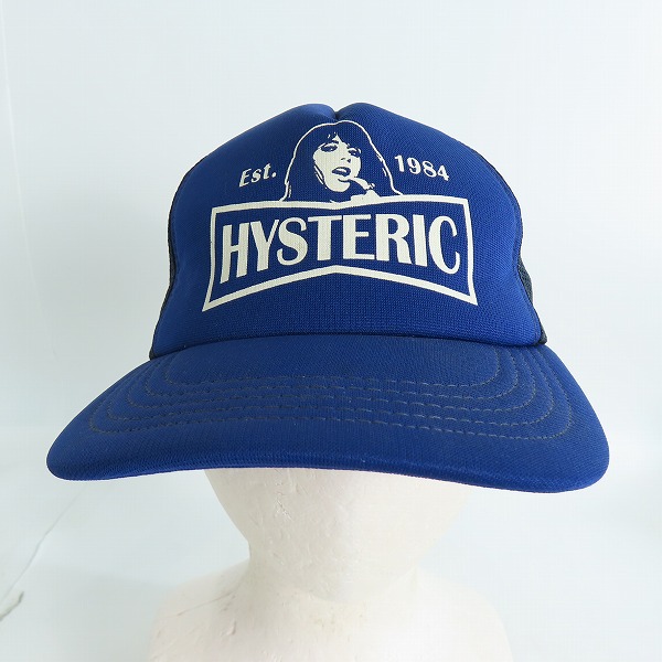 実際に弊社で買取させて頂いたHYSTERIC GLAMOUR/ヒステリックグラマー SUPERFUZZpt Est.1984 メッシュ キャップ 02183QH05/Fの画像 1枚目