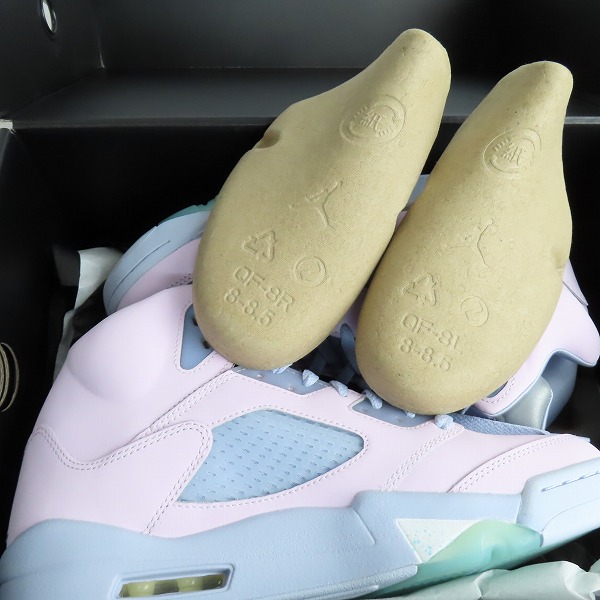実際に弊社で買取させて頂いたNIKE/ナイキ エアジョーダン 5 レトロ SE "イースターリーガル ピンク/ゴースト-コパ DV0562-600/26.5の画像 6枚目