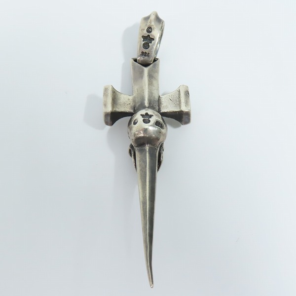 実際に弊社で買取させて頂いた【ギャラ付】Gabor/ガボール ギウサ シングルスカルダガー スクエアボトムペンダント/SKULL DAGGER SQUARE BOTTOM の画像 2枚目