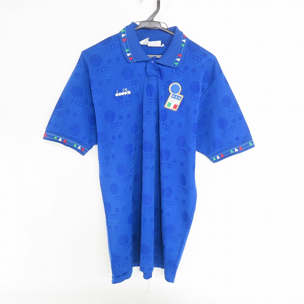 実際に弊社で買取させて頂いたdiadora/ディアドラ 1994年 サッカー イタリア代表 ホームユニフォーム 