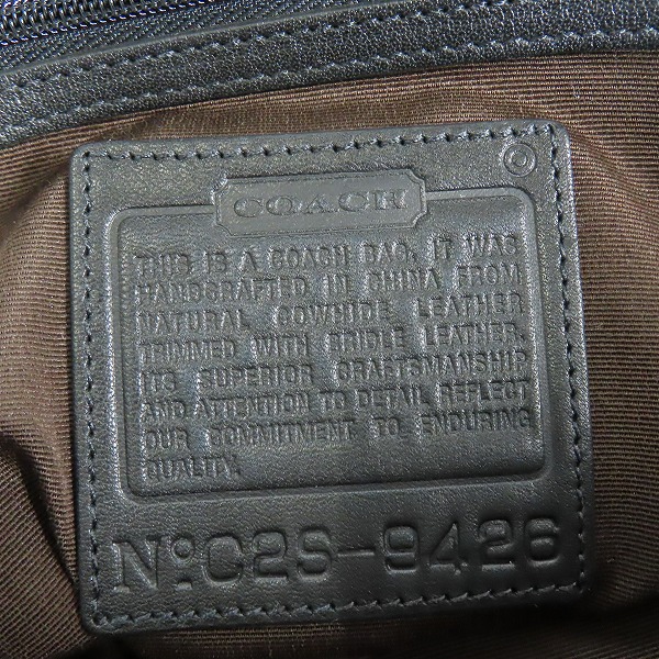 実際に弊社で買取させて頂いたCOACH/コーチ オール レザー トートバッグ 9426の画像 4枚目