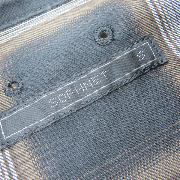 実際に弊社で買取させて頂いたSOPHNET/ソフネット OVERSIZED SUPER BAGGY SHIRT/オーバーサイズドスーパーバギーシャツ SOPH-230045/Sの画像 2枚目