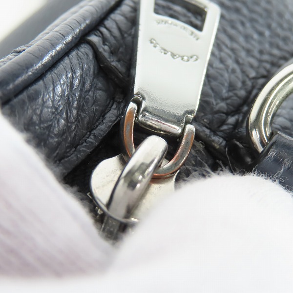 実際に弊社で買取させて頂いたCOACH/コーチ  ロゴ ショルダーバッグ ホース アンド キャリッジ 2WAY ポーチ ネイビーG2192-75818の画像 7枚目