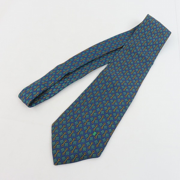 実際に弊社で買取させて頂いたCELINE/セリーヌ 総柄 シルク100％ ネクタイ