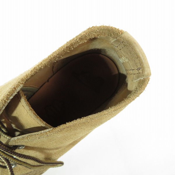 実際に弊社で買取させて頂いたREDWING/レッドウィング  スエード チャッカブーツ 3143/9.5Dの画像 4枚目