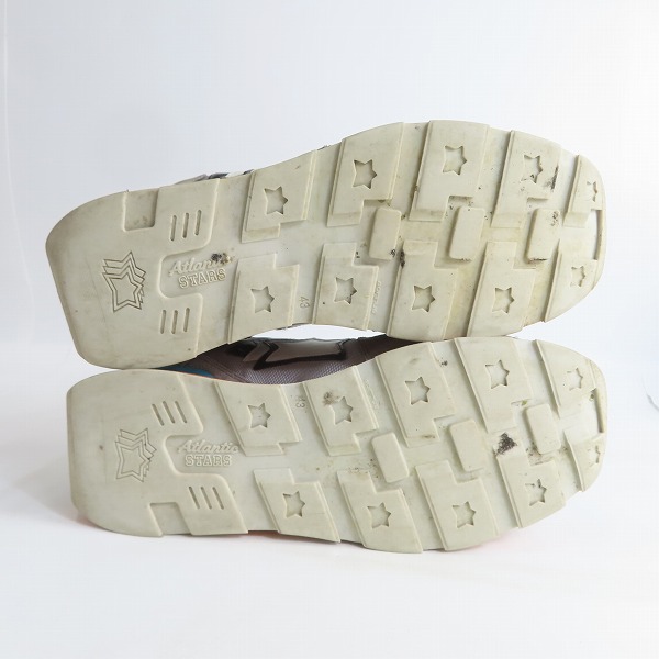 実際に弊社で買取させて頂いたATLANTIC STARS/アトランティックスターズ スニーカー グレー系/43の画像 2枚目