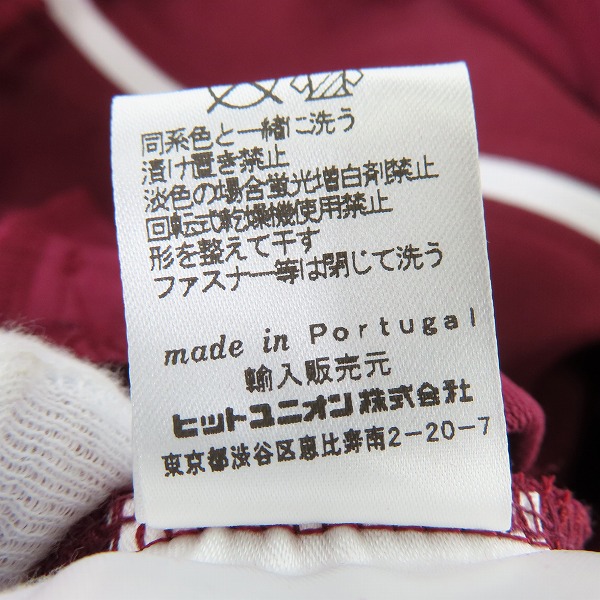 実際に弊社で買取させて頂いた【未使用】FRED PERRY/フレッドペリー TAPED TRACK JACKET/トラックジャケット レッド J6231 Mの画像 4枚目