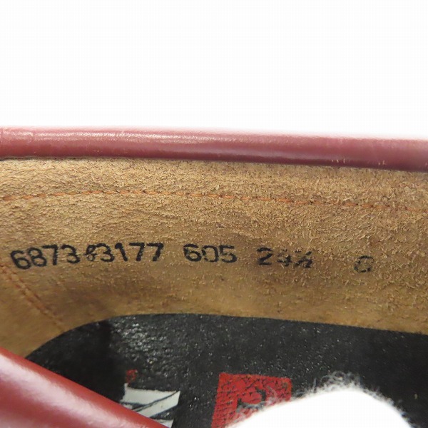 実際に弊社で買取させて頂いたREGAL × VAN JAC/リーガル × ヴァンジャケット コインローファー 3177/24.5EEの画像 5枚目