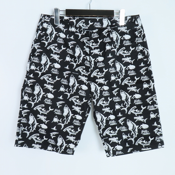 実際に弊社で買取させて頂いたBOUNTY HUNTER/バウンティーハンター サメ/シャーク 総柄 ハーフパンツ/ショートパンツ L