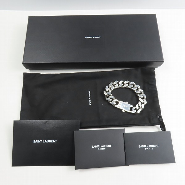 実際に弊社で買取させて頂いたSaint Laurent/サンローラン 喜平チェーン ブレスレットの画像 5枚目