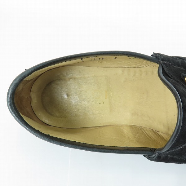 実際に弊社で買取させて頂いたGUCCI/グッチ ビットローファー 110 0009/8EEEの画像 4枚目