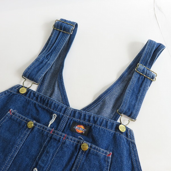 実際に弊社で買取させて頂いたDickies/ディッキーズ オーバーオール デニム 48×32の画像 5枚目