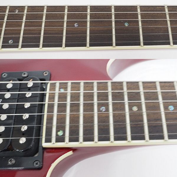 実際に弊社で買取させて頂いた★【難有り】GrassRoots/グラスルーツ ホライゾンタイプ アーム搭載モデル エレキギター ソフトケース付の画像 3枚目