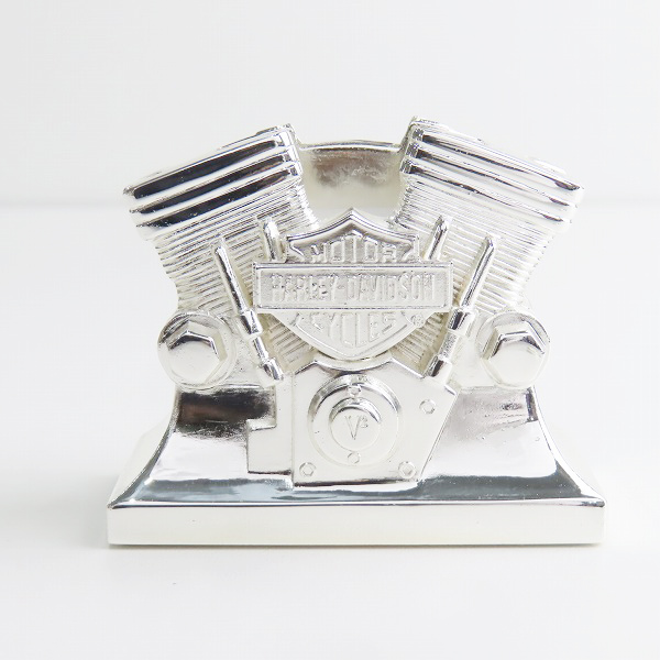 実際に弊社で買取させて頂いたZIPPO/ジッポー HARLEY DAVIDSON/ハーレーダビッドソン ホイール型キーホルダー/デスクトップホルダーのみの画像 1枚目