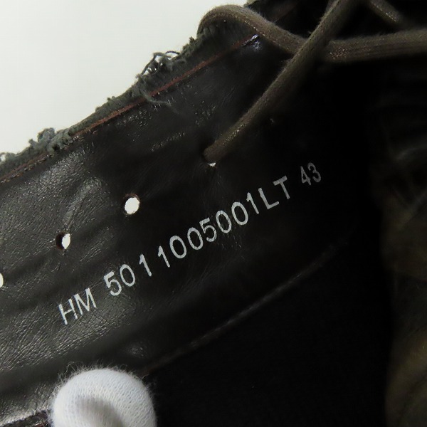 実際に弊社で買取させて頂いたalfredoBANNISTER/アルフレッドバニスター サイドゴア/レースアップブーツ/5011005001/43の画像 5枚目