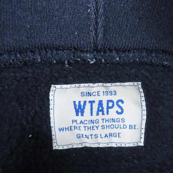実際に弊社で買取させて頂いたWTAPS/ダブルタップス DESIGN HOODY / SWEATER. COTTON パーカー 132ATDT-CSM13/Lの画像 3枚目