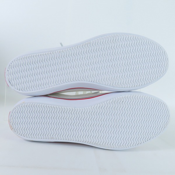 実際に弊社で買取させて頂いたLACOSTE/ラコステ ローカット スニーカー CAMO148 ホワイト UK7.5の画像 2枚目