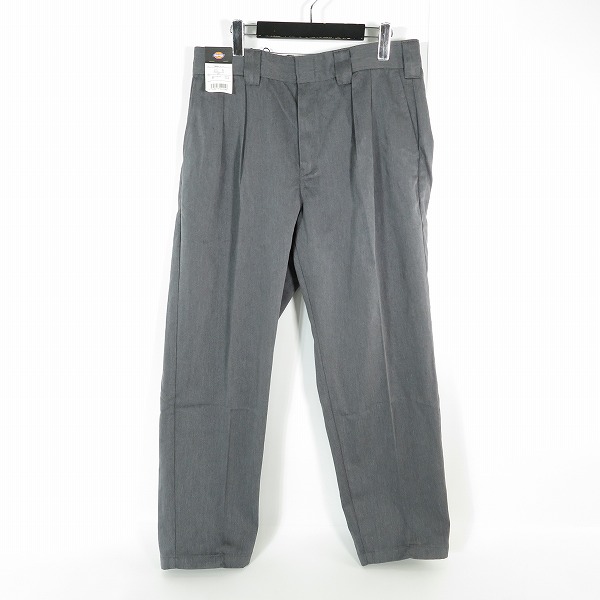 実際に弊社で買取させて頂いた【未使用】Dickies/ディッキーズ タック ワイド チノパンツ 171M40WD04 32