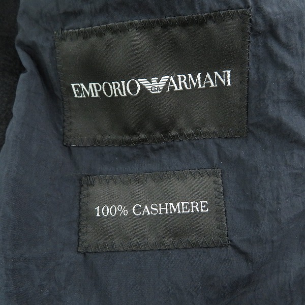実際に弊社で買取させて頂いたEMPORIO ARMANI/エンポリオアルマーニ  ジップアップ カシミア ジャケット/50の画像 3枚目