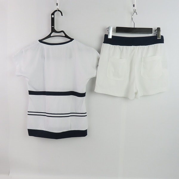 実際に弊社で買取させて頂いたFILA/フィラ テニスウェア レディース セットアップ ホワイト VL1788/VL1394 S/Mの画像 1枚目
