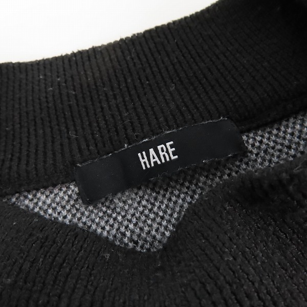 実際に弊社で買取させて頂いたHARE/ハレ クルーネック ニット HA020465AD/Fの画像 2枚目