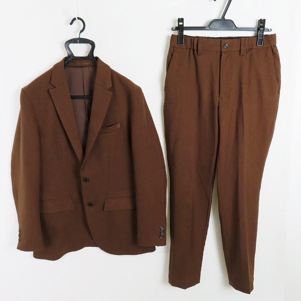 実際に弊社で買取させて頂いた417 EDIFICE/フォーワンセブン エディフィス テーラードジャケット セットアップ ブラウン/M