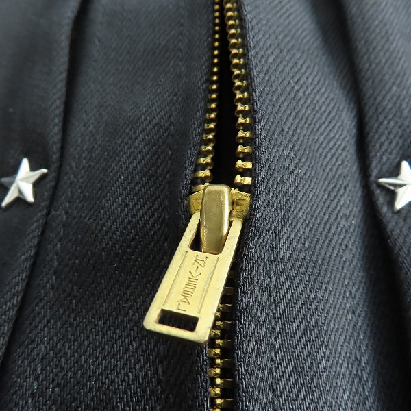 実際に弊社で買取させて頂いたHYSTERIC GLAMOUR/ヒステリックグラマー KINKY JEANS スタースタッズ デニムジャケット 02181AB07 Mの画像 8枚目