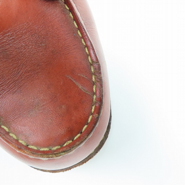 実際に弊社で買取させて頂いたRED WING/レッドウィング アイリッシュセッター ワークブーツ 刺繍羽タグ 8131/9.5の画像 9枚目