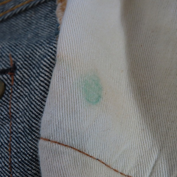 実際に弊社で買取させて頂いたEVISU/エヴィス 2504XX デニムパンツ バッファローパッチ 革パッチ シンチバック/W31L35の画像 7枚目