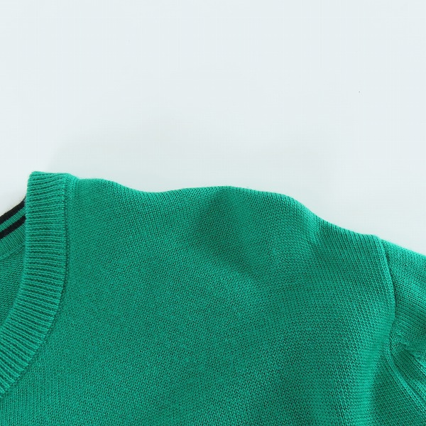 実際に弊社で買取させて頂いたFRED PERRY/フレッドペリー クルーネックセーター グリーン K7601/Lの画像 7枚目
