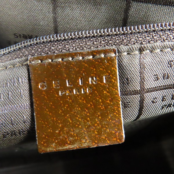 実際に弊社で買取させて頂いたCELINE/セリーヌ ガンチーニ  エナメル ハンド バッグ の画像 4枚目