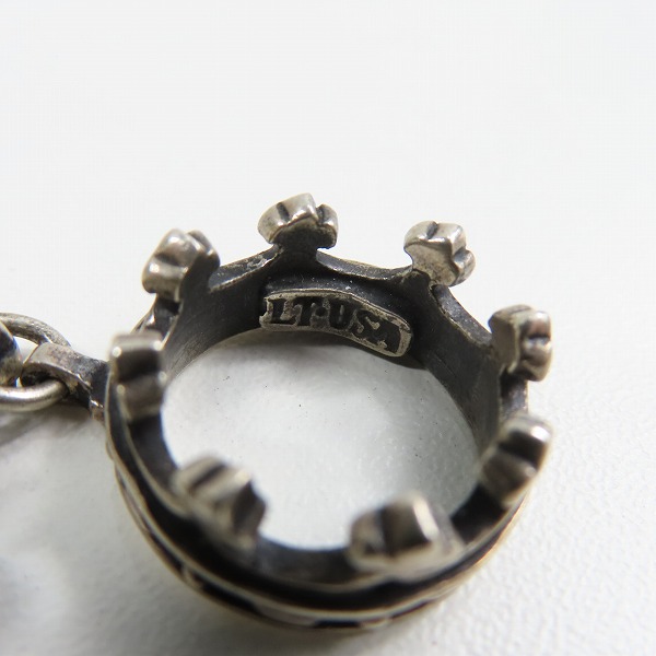 実際に弊社で買取させて頂いたLEATHERS&TREASURES/レザーズ＆トレジャーズ クラウン ブレスレットの画像 4枚目