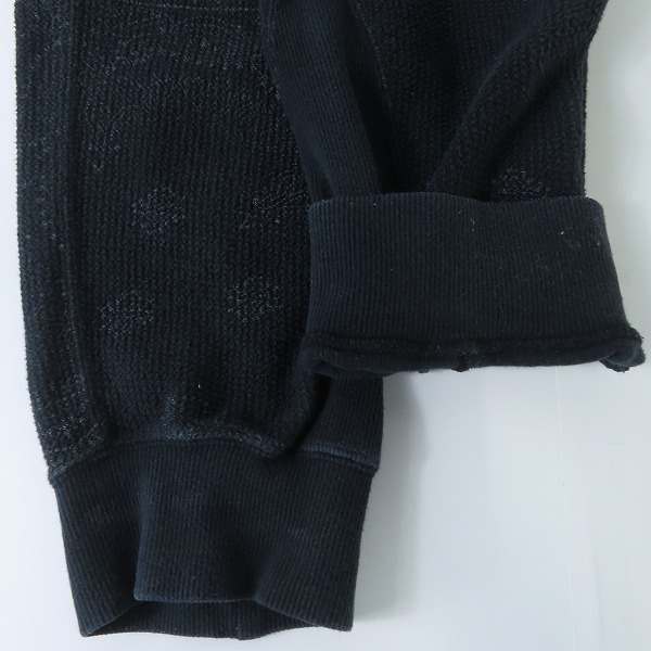 実際に弊社で買取させて頂いたAKM/エーケーエム EASY RIB ペイズリー柄 セットアップ ジップアップパーカー/パンツ J191/J192/XLの画像 5枚目