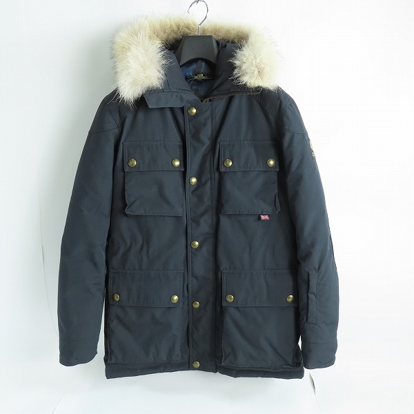 実際に弊社で買取させて頂いたSOPHNET×BELSTAFF/ソフネット×ベルスタッフ ROADMASTER FUR DOWN JACKET ダウンジャケット 71050377/44