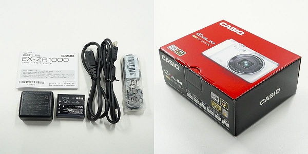 実際に弊社で買取させて頂いたCASIO/カシオ EXILIM EX-ZR1000 コンパクトデジタルカメラ 簡易動作確認済みの画像 9枚目