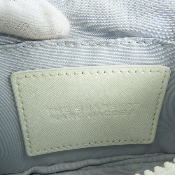 実際に弊社で買取させて頂いたMARC JACOBS/マークジェイコブス THE SNAPSHOT ショルダーバッグ ホワイトの画像 6枚目