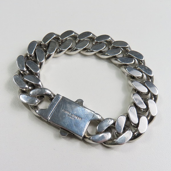 実際に弊社で買取させて頂いたSaint Laurent/サンローラン 喜平チェーン ブレスレット