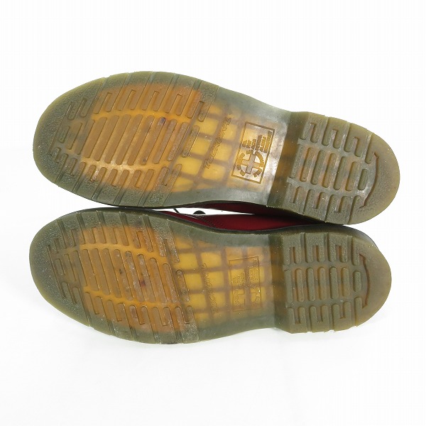 実際に弊社で買取させて頂いたDr.Martens/ドクターマーチン 3EYE SHOE/3ホールブーツ 1461 チェリーレッド 11838600 UK8の画像 2枚目