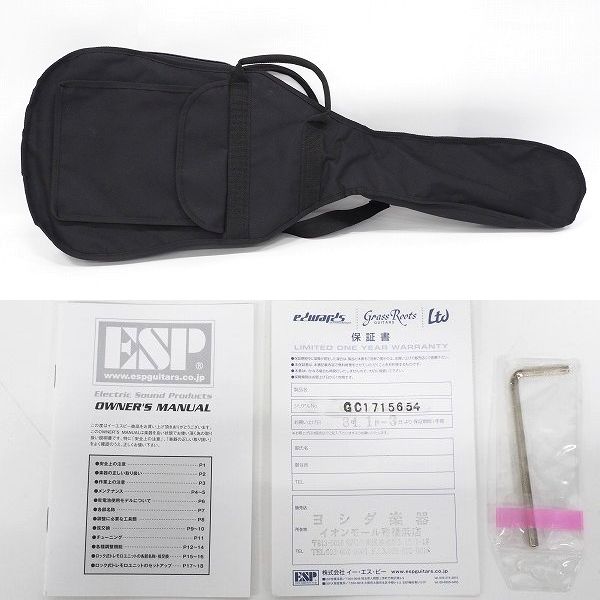 実際に弊社で買取させて頂いた★GrassRoots/グラスルーツ G-AC-45 TSB アコースティックギター/アコギ 薄型ボディ ソフトケース付の画像 9枚目