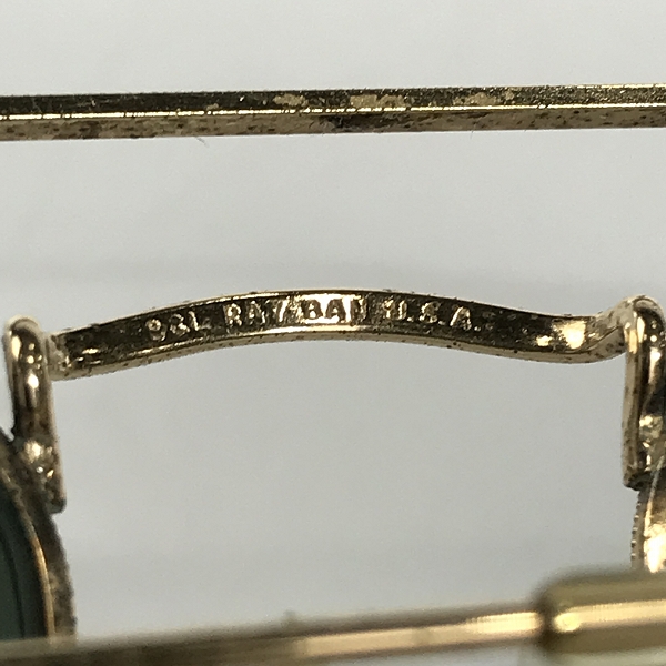 実際に弊社で買取させて頂いたRay-Ban/レイバン B&L/ボシュロム社製 ダブルブリッジ/ツーブリッジ サングラス アイウェアの画像 6枚目