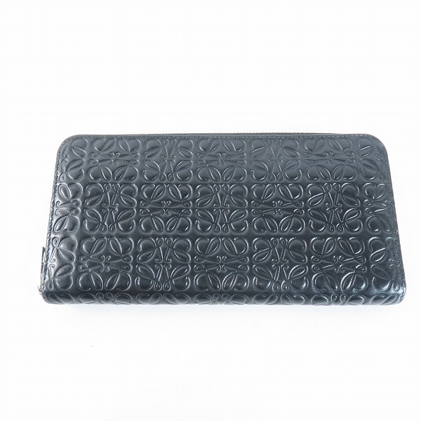 実際に弊社で買取させて頂いたLOEWE/ロエベ アナグラムロゴ ラウンドファスナー長財布 C499T12X05