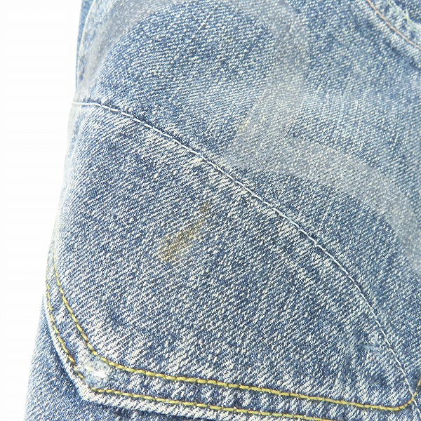 実際に弊社で買取させて頂いたEVISU×PUMA/エヴィス×プーマ デニムパンツ 558430 W32 L32の画像 8枚目